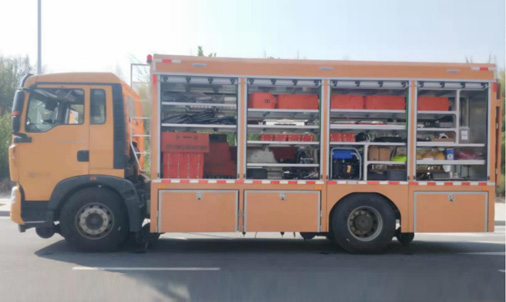 Road-Rail Rescue Vehicle